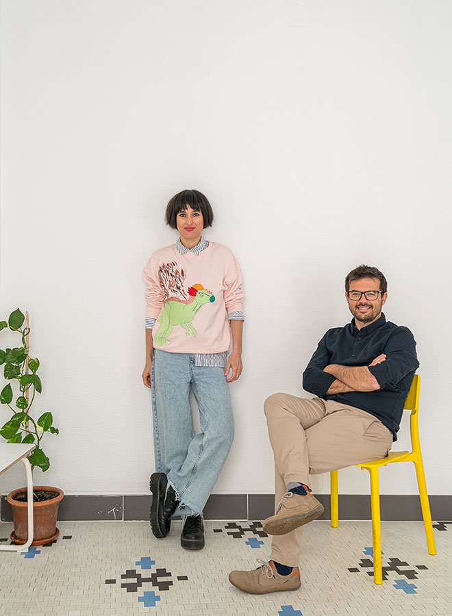 Mayka Sambruno y José Lozano socios de REONDO estudio de arquitectura e interiorismo en Sevilla